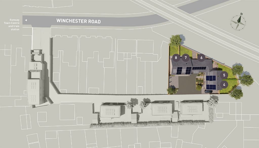 Townhouses site plan